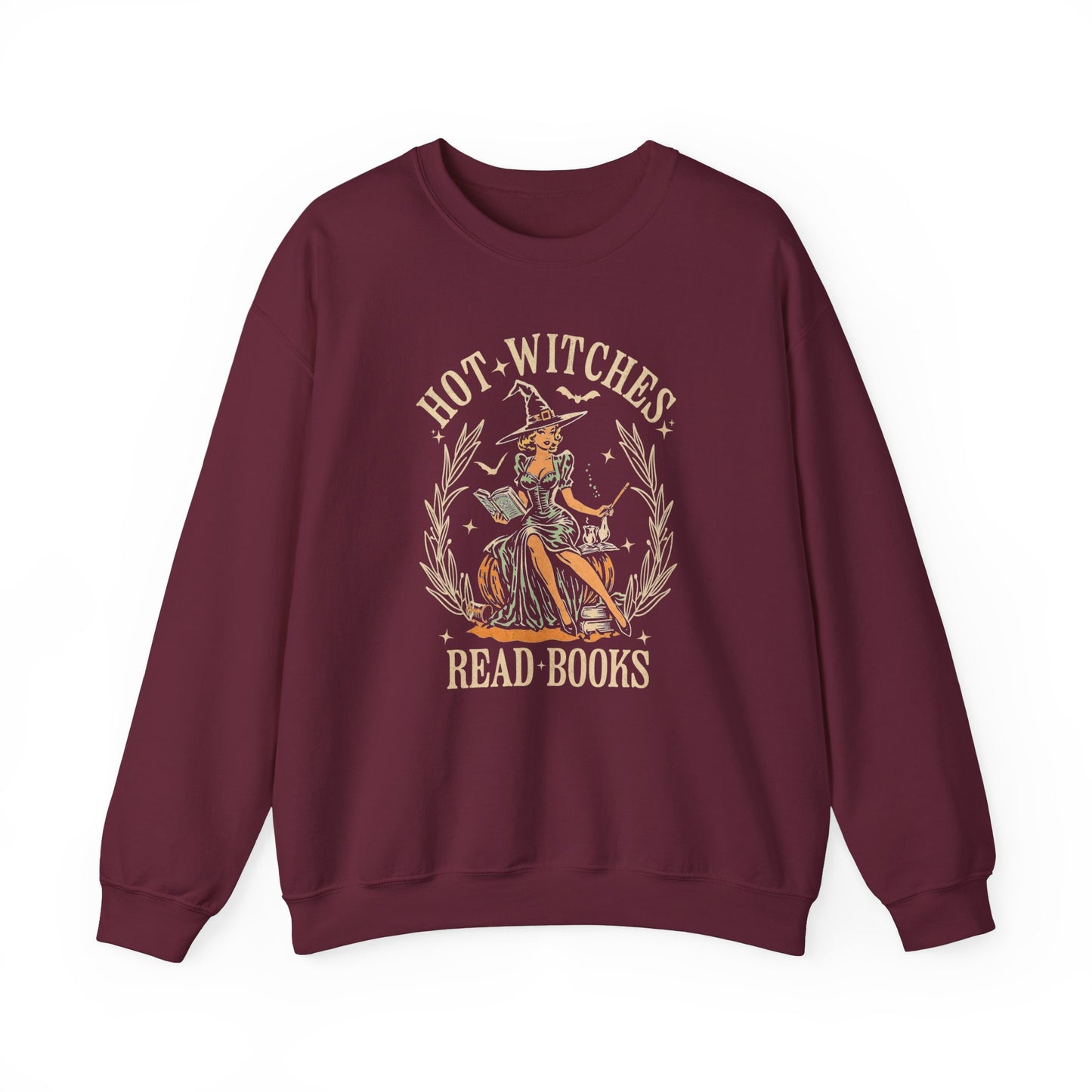 Hot Witches Read Book Swearshirt