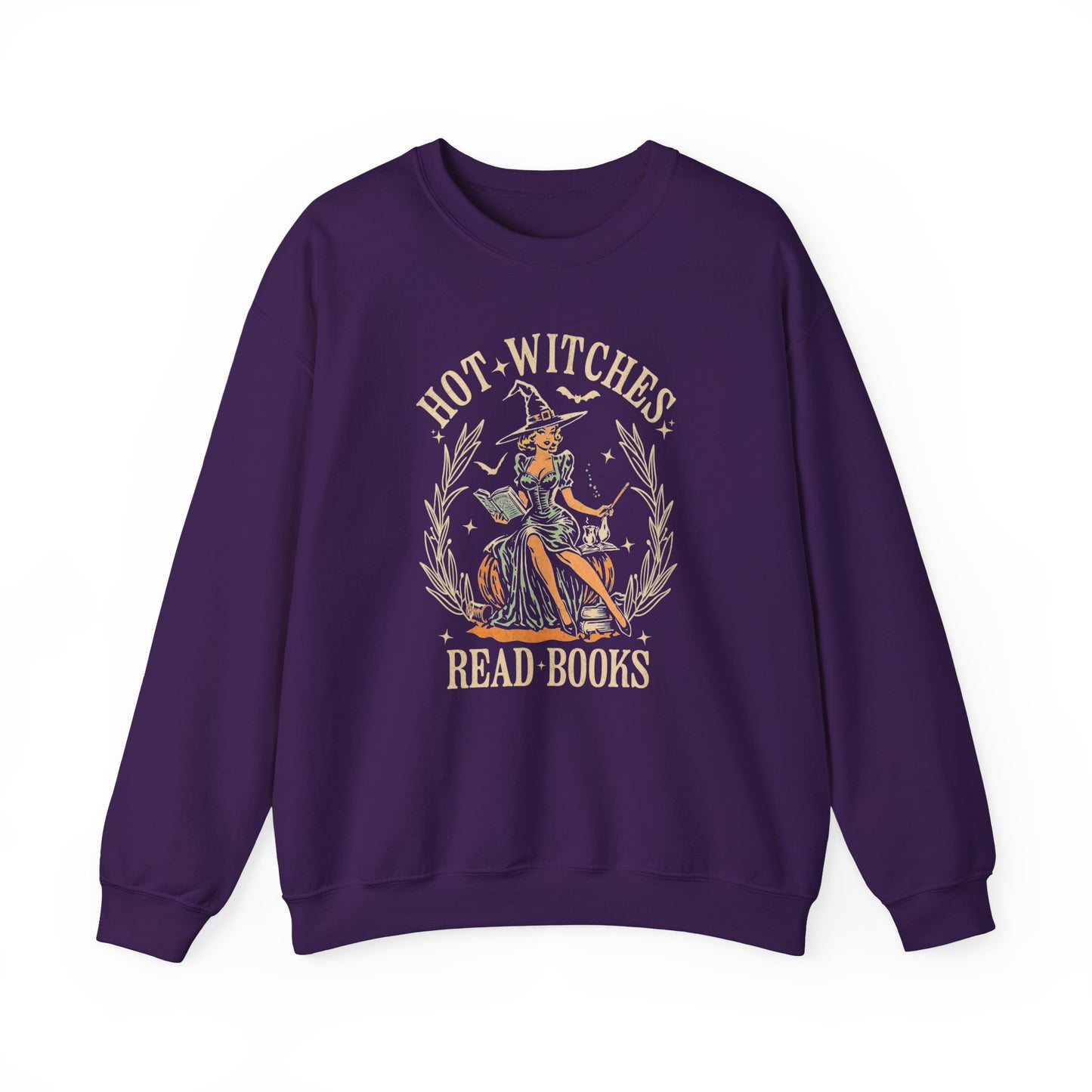 Hot Witches Read Book Swearshirt
