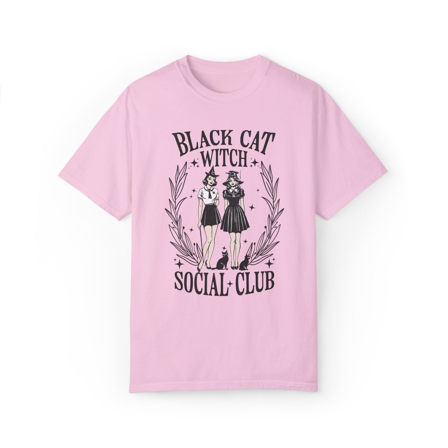 Black Cat Witch Social Club Tshirt