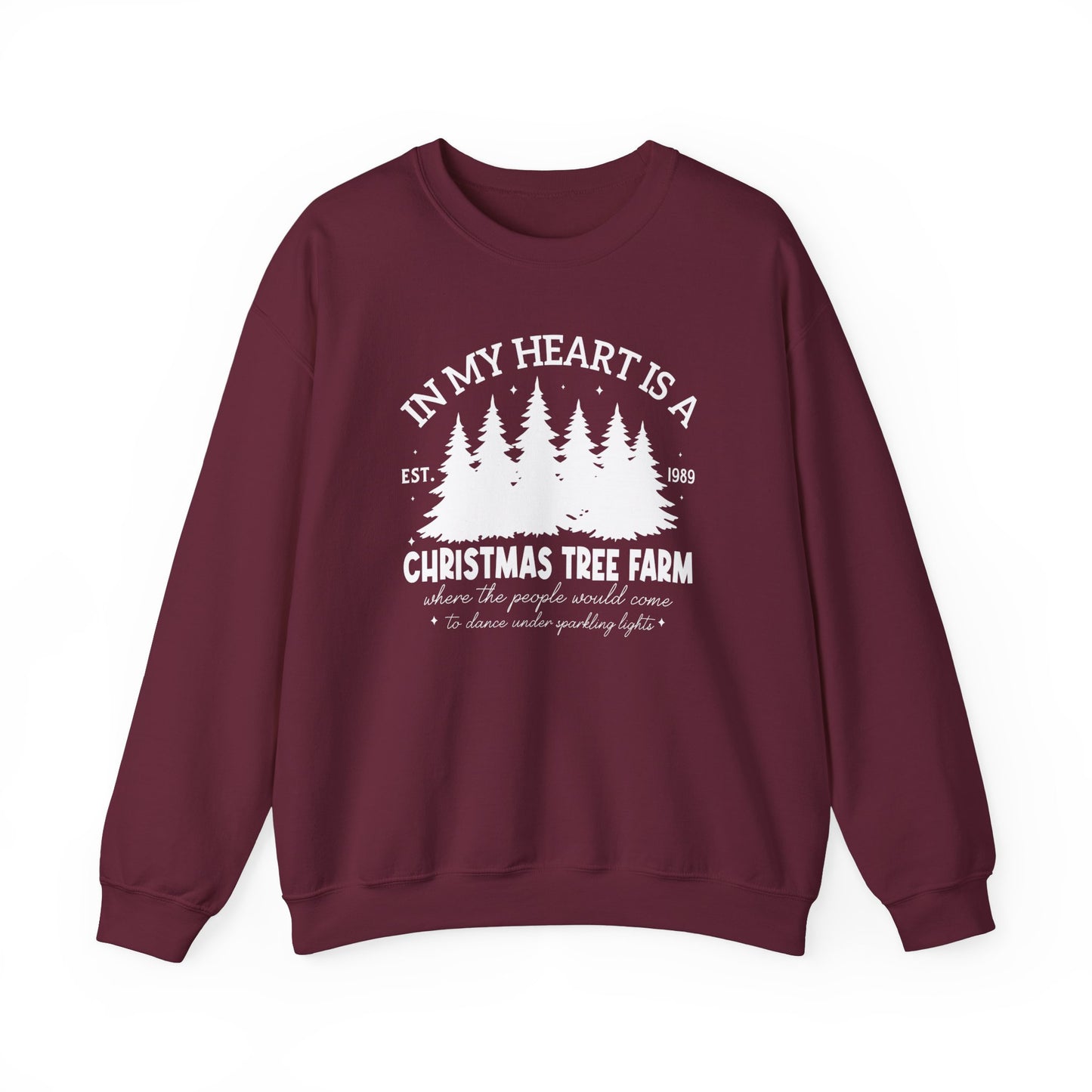 In My Heart There Is A Christmas Tree Farm Sweatshirt