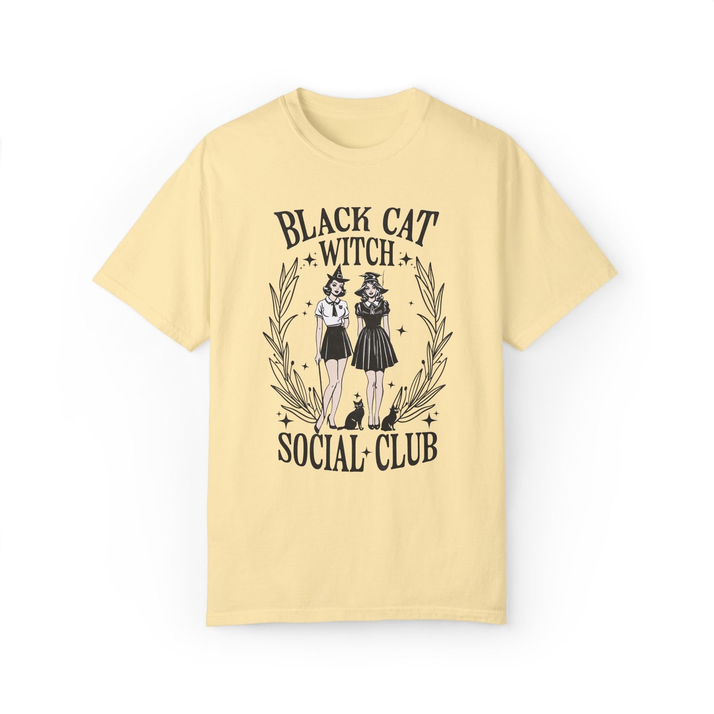 Black Cat Witch Social Club Tshirt
