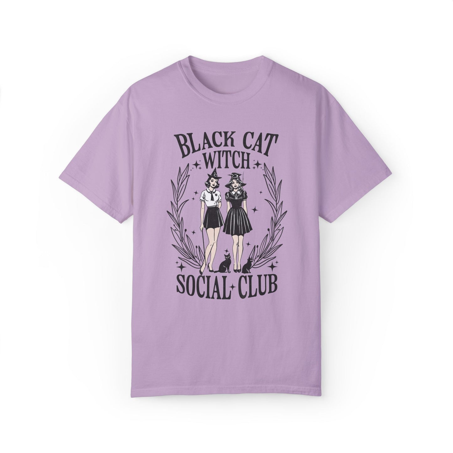 Black Cat Witch Social Club Tshirt