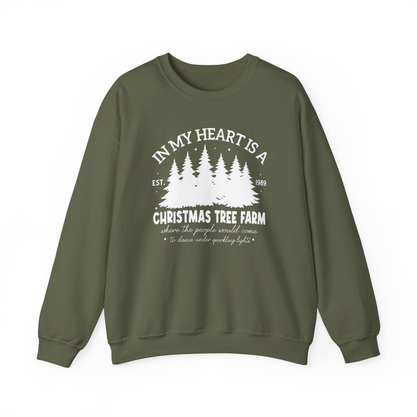 In My Heart There Is A Christmas Tree Farm Sweatshirt