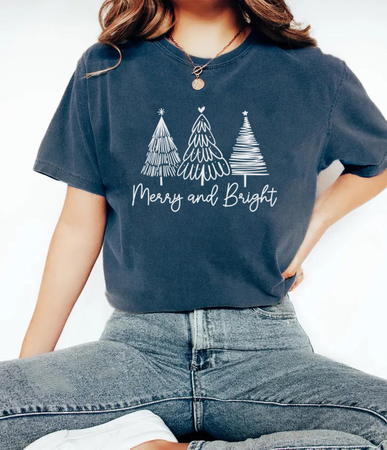 Merry And Bright Tshirt