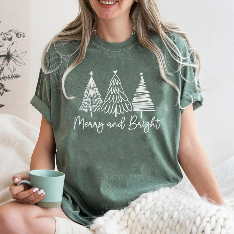 Merry And Bright Tshirt