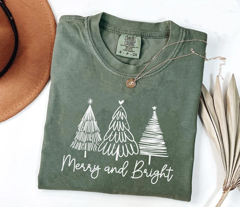 Merry And Bright Tshirt