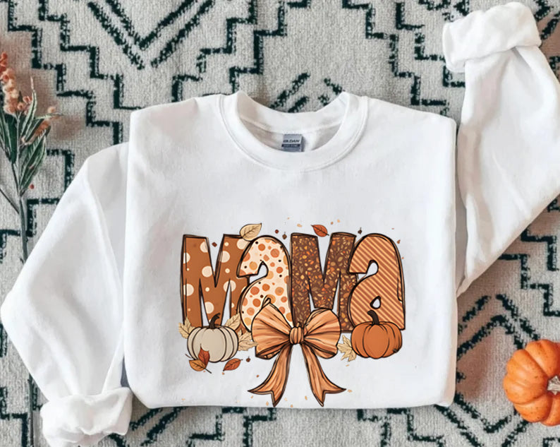 Cute Mama Fall Halloween Sweatshirt