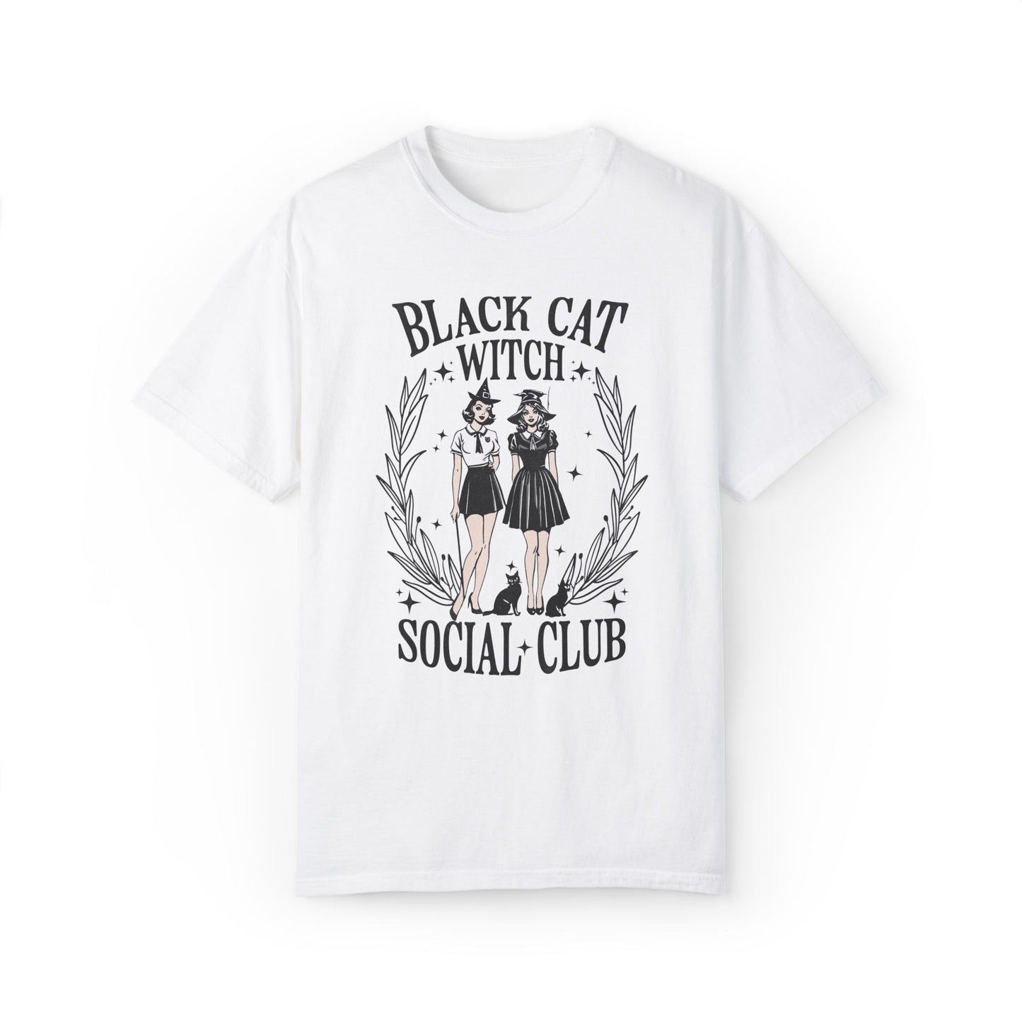 Black Cat Witch Social Club Tshirt
