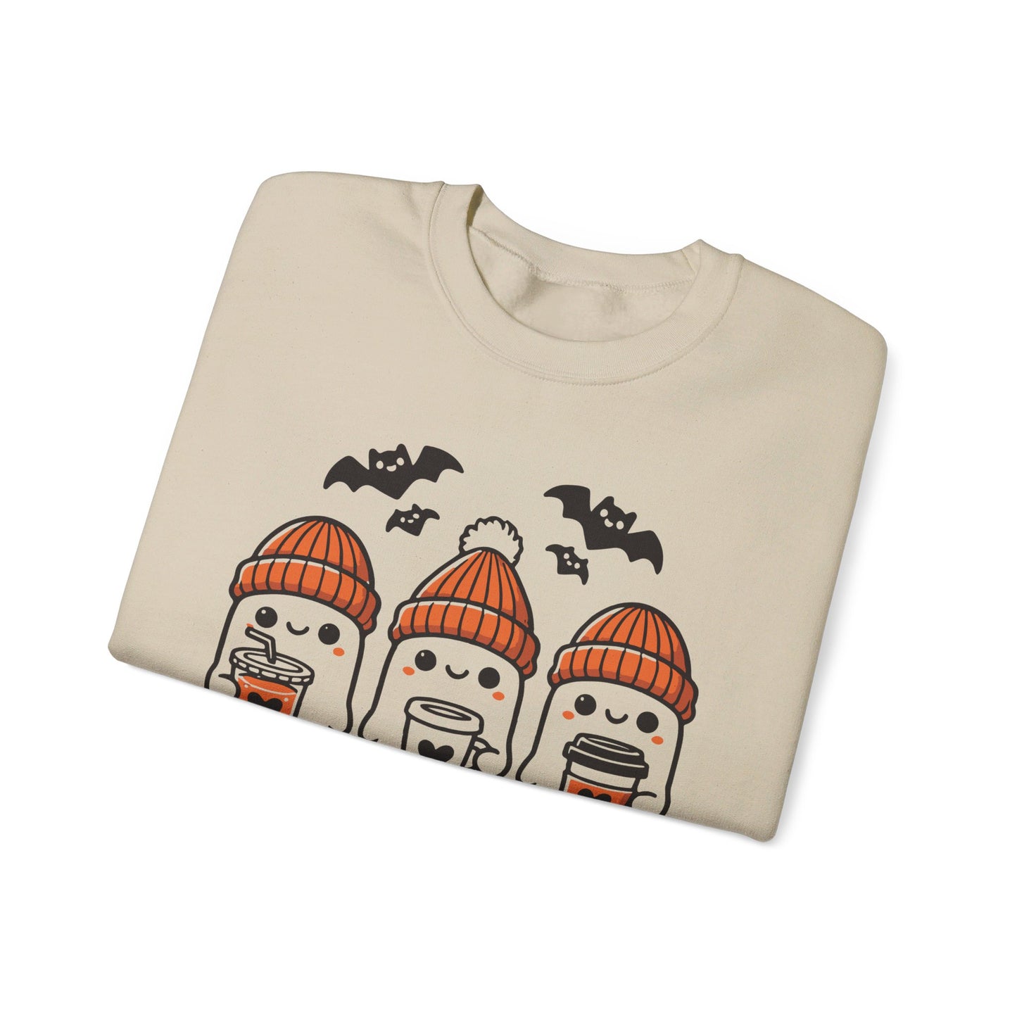 Boo'd Up With Caffeine Halloween Sweatshirt