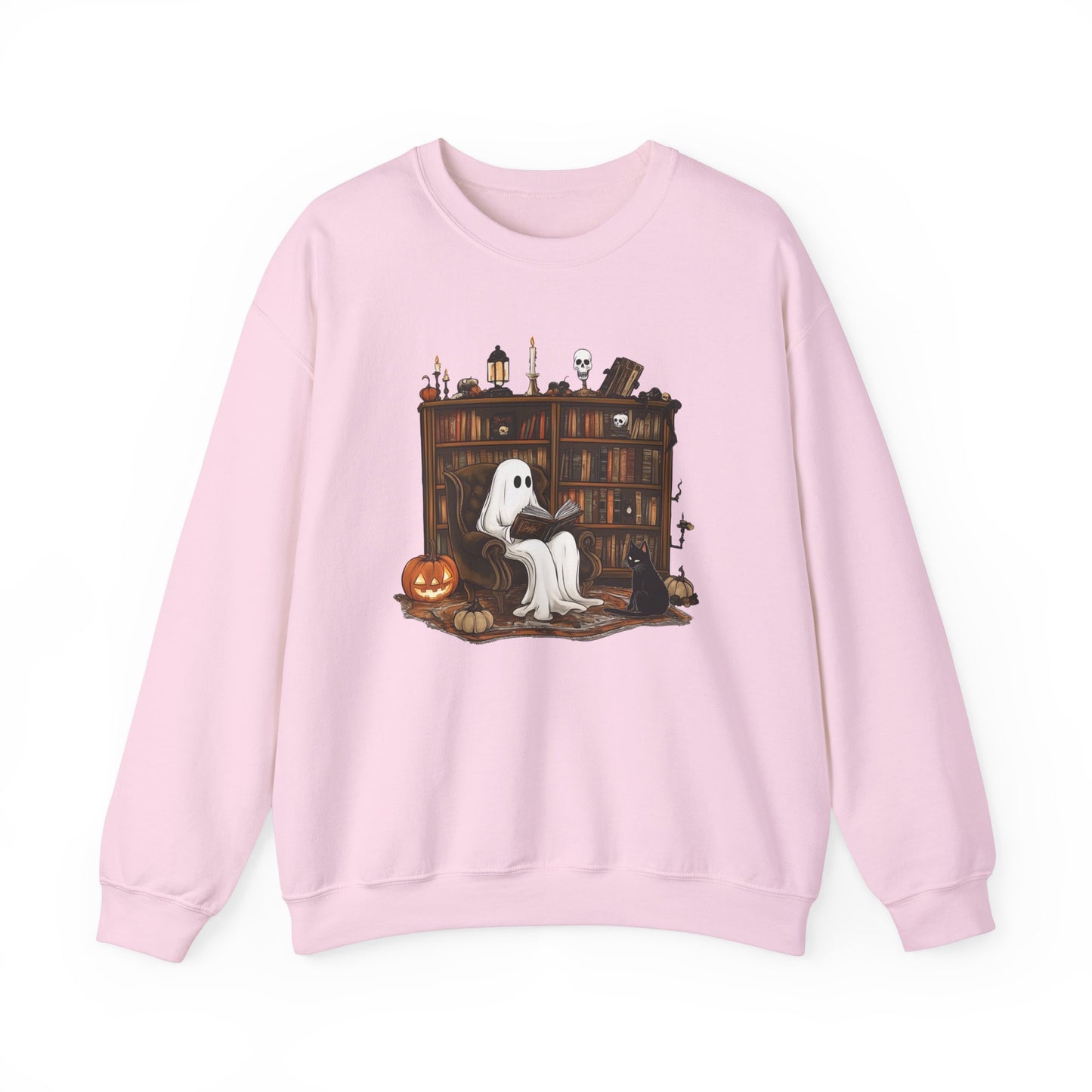 Ghost Reading A Book Halloween Swearshirt