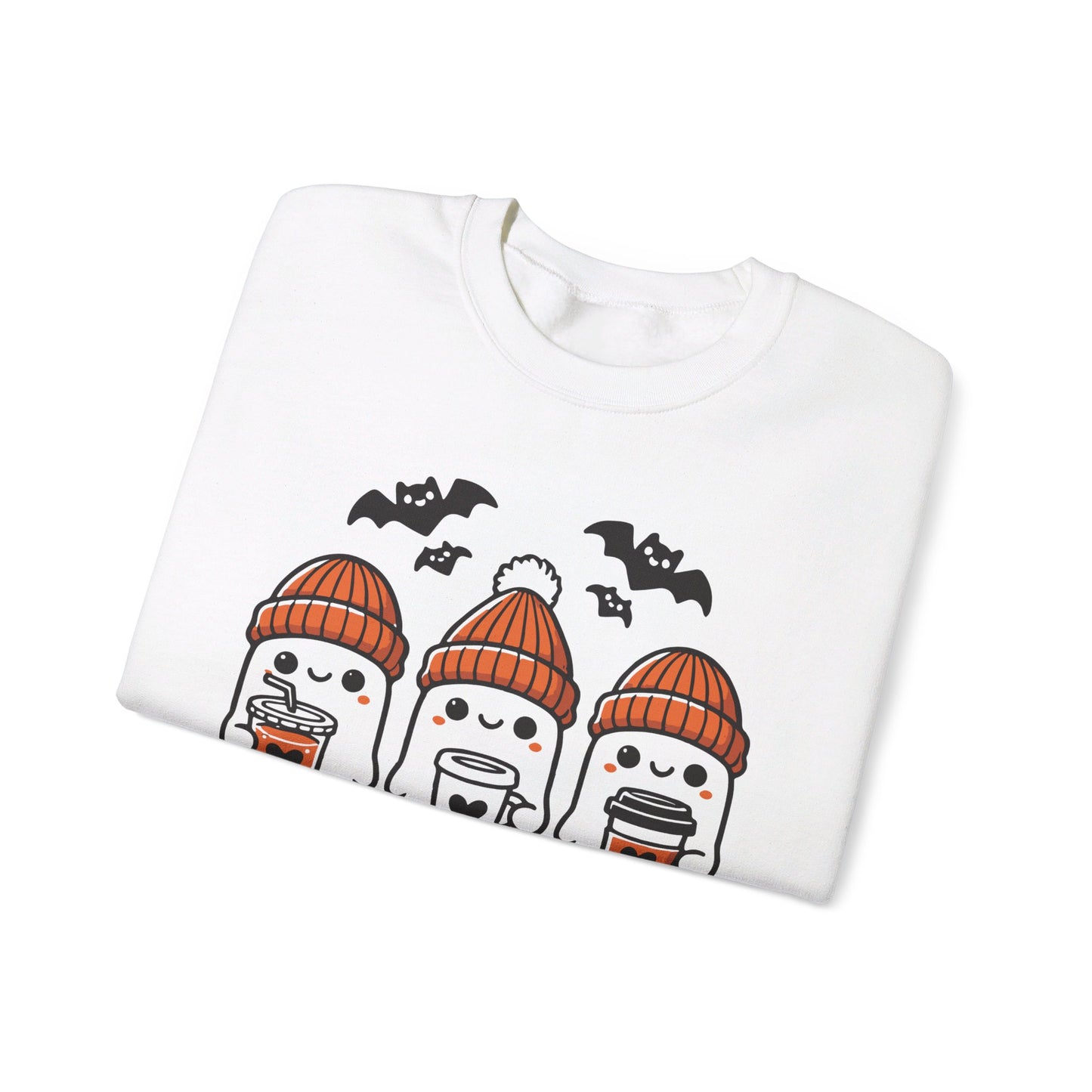 Boo'd Up With Caffeine Halloween Sweatshirt
