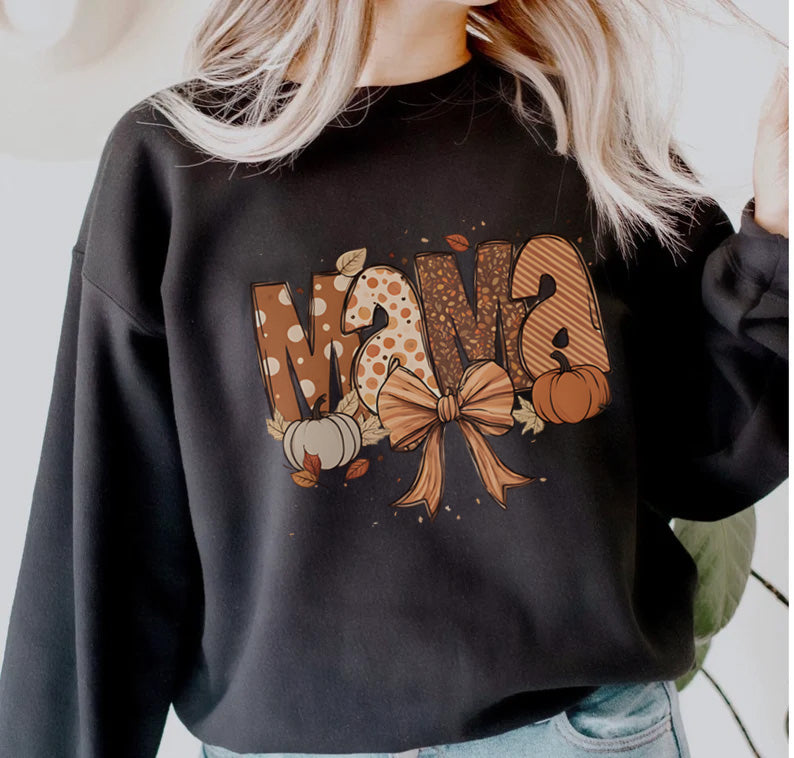 Cute Mama Fall Halloween Sweatshirt